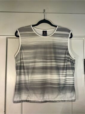 Nike Vintage Y2K Alpha Project Striped Tank Top